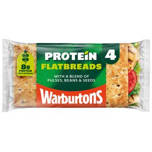 Warburtons Protein Flatbreads x4 - gallery image 2