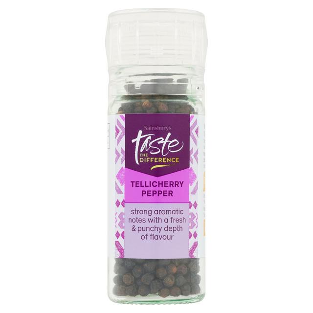 Sainsburys Tellicherry Pepper Grinder 45g