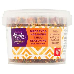 Sainsbury's 55g Fiery Birds Eye & Habanero Chilli, Taste the Difference