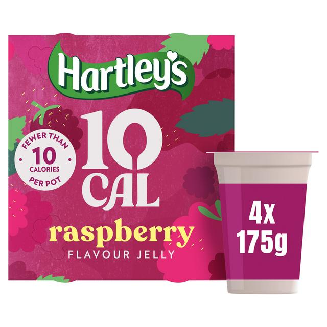Hartley's 10 Cal 700g Raspberry Flavour Jelly Pots - gallery image 1