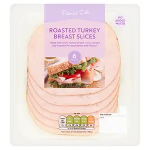 Premier Deli Roasted Turkey Breast Slices 120g