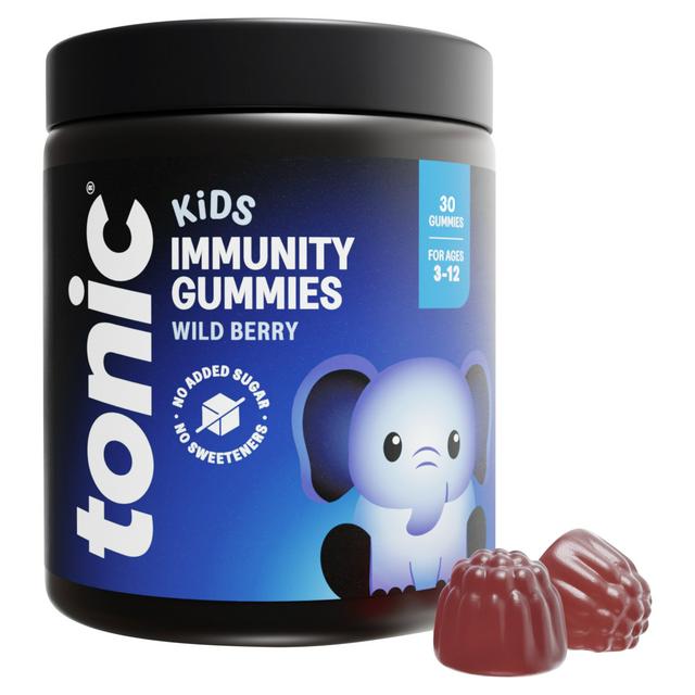 Tonic Health Kids Immunity Wild Berry Gummies 4-12 Years 30ss