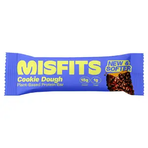 Misfits Cookie Dough Flavour Plant Based Protein Bar 50g