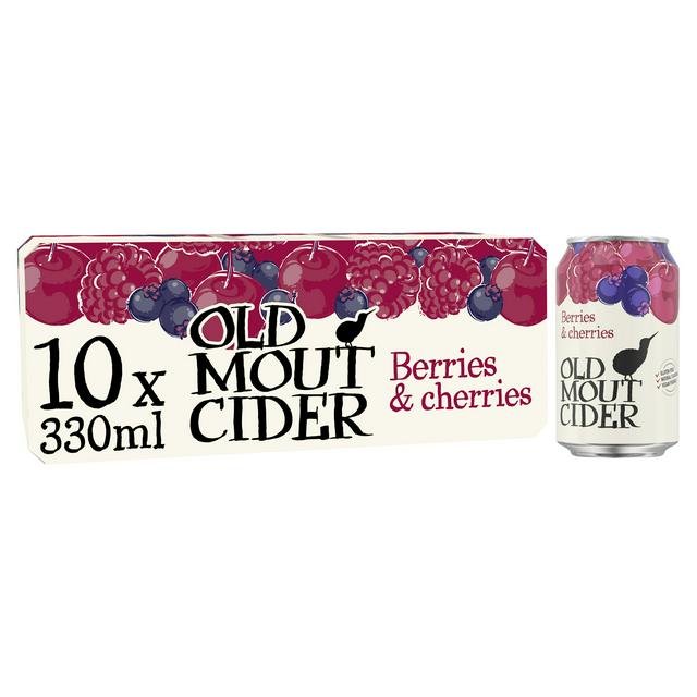 Old Mout Cider Berries & Cherries Can 10x330ml - gallery image 1