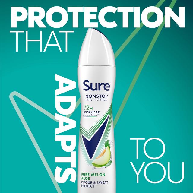 Sure Women Nonstop Protection Pure Melon Aloe India