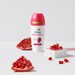 Dove Women Advanced Care 50ml Pomegranate Scent 72h Antiperspirant Roll On Deodorant - gallery image 2