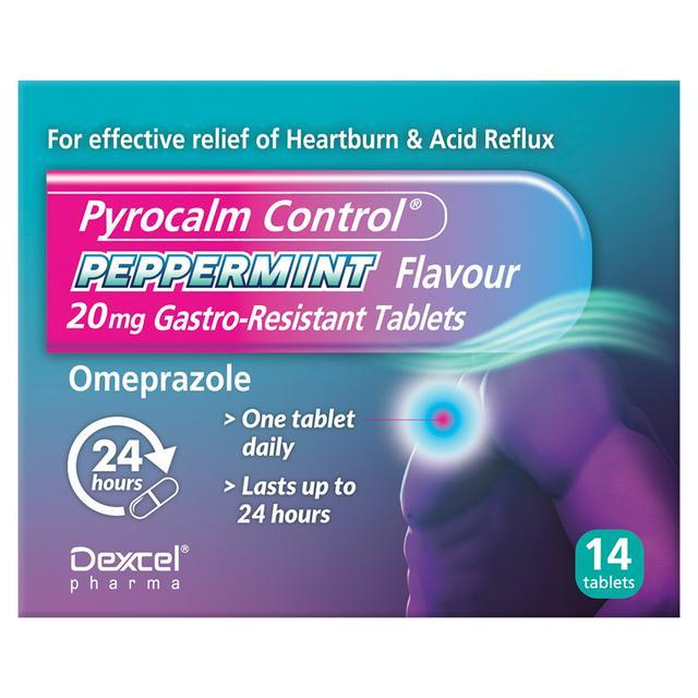 Pyrocalm Control 20Mg Gastro-Resistant Omeprazole Tablets (7 Tablets) – Gordons Direct