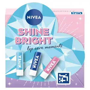 Nivea Shine Bright Lip Balm Gift Set