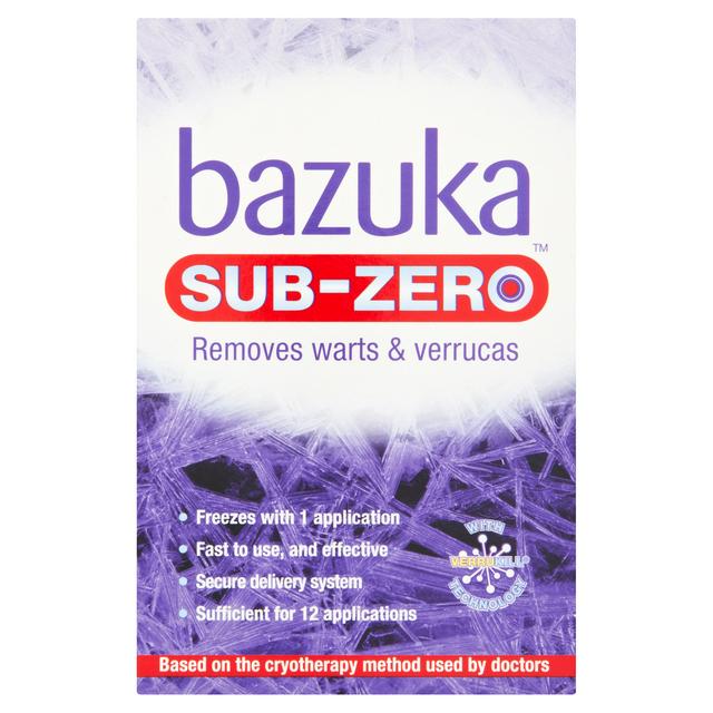 Bazuka Sub-Zero Wart and Verruca Removal Gel 50ML