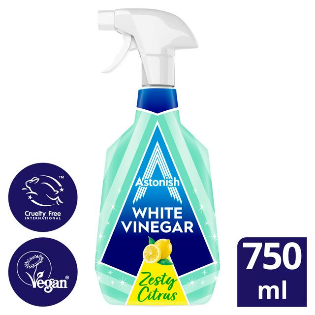 Astonish White Vinegar Multi Purpose Bursting with Zesty Citrus 750ml - gallery image 1