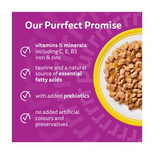 Whiskas 11+ Poultry Feasts Senior Wet Cat Food Pouches in Jelly 12 x 85g - gallery image 2