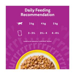 Whiskas 11+ Poultry Feasts Senior Wet Cat Food Pouches in Jelly 12 x 85g - gallery image 5