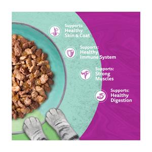 Whiskas 1+ Duo Mixed Medley Adult Wet Cat Food Pouches in Jelly 12 x 85g - gallery image 3