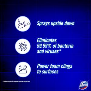 Domestos Power Foam Toilet & Bathroom Cleaner Spray Floral Burst 450ml - gallery image 5
