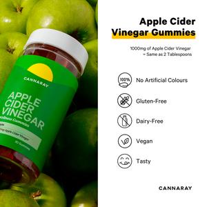 Cannaray Apple Cider Vinegar Wellness Gummies Apple x30 - gallery image 3