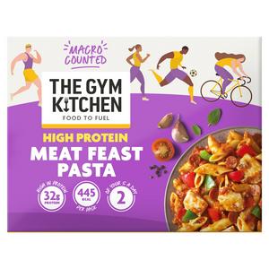 The Gym Kitchen Meat Feast Pasta Ready Meal For 1 400g
