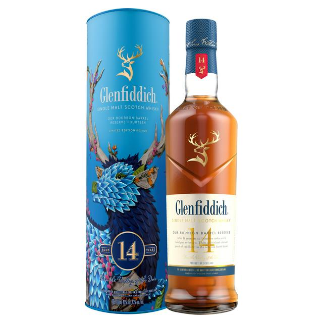 Glenfiddich 14 Year Old Bourbon Barrel Reserve Single Malt Scotch