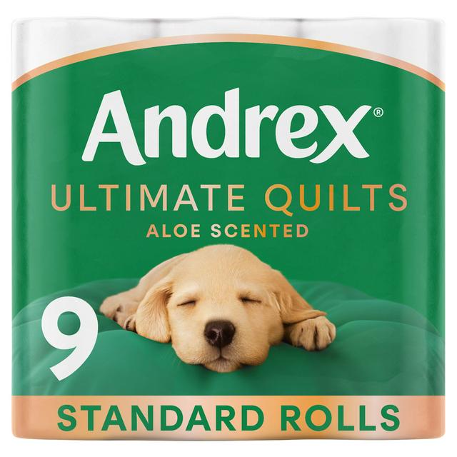 Andrex Ultimate Quilts Aloe Scented Toilet Rolls x9 - gallery image 1