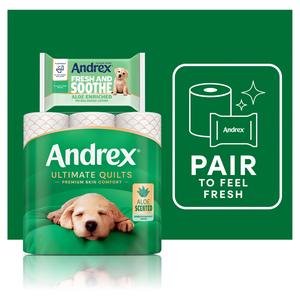 Andrex Ultimate Quilts Aloe Scented Toilet Rolls x9 - gallery image 4