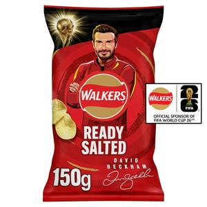 Walkers Legendary Ready Salted Potato Crisps 150g