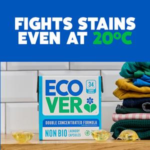 Ecover Non Bio Laundry Capsules 34x17g - gallery image 2
