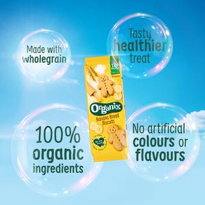 Organix Banana Bread Biscuits 12+ Months 135g - gallery image 2