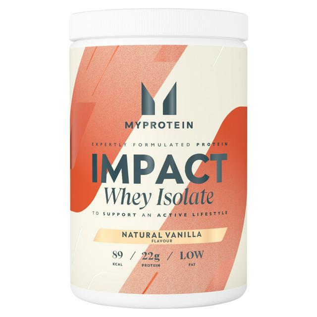 Myprotein Impact Whey Isolate Natural Vanilla Flavour 480g - gallery image 1