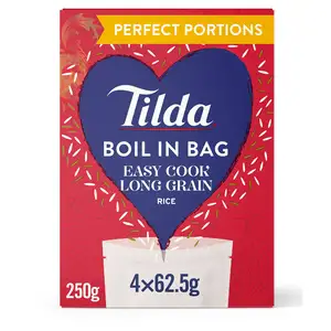 Tilda Boil in Bag Easy Cook Long Grain Rice 250g