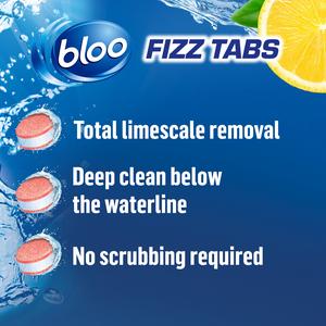 Bloo Power Anti Limescale Toilet Fizz Tabs Lemon 8x22.5g - gallery image 2