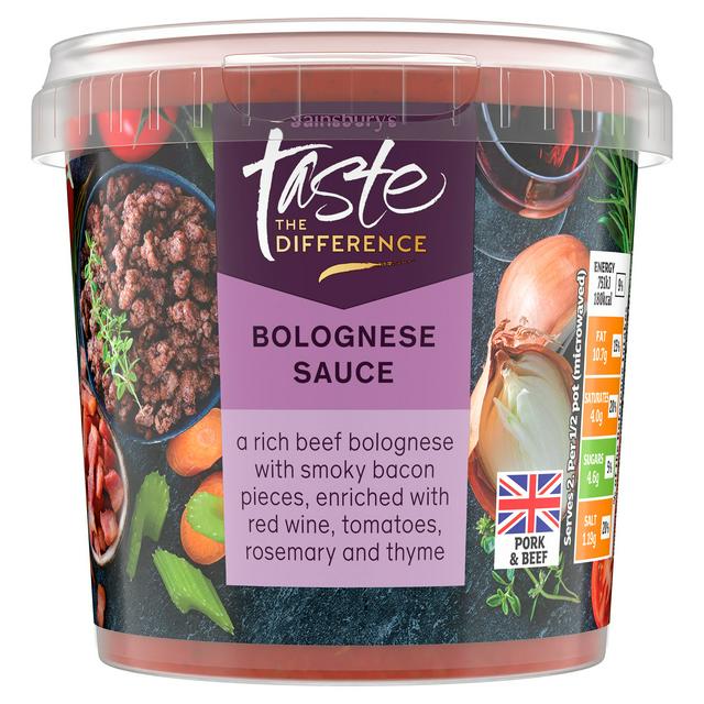 Sainsburys Bolognese Sauce, Taste the Difference 350g