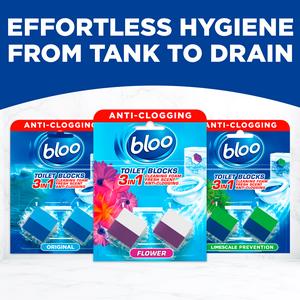 Bloo In Cistern Toilet Blocks Flowers 2x50g - gallery image 6
