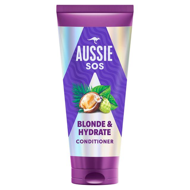 Aussie Sos Blonde & Hydrate Conditioner For Bleached Highlighted Grey Hair 200ml - gallery image 1