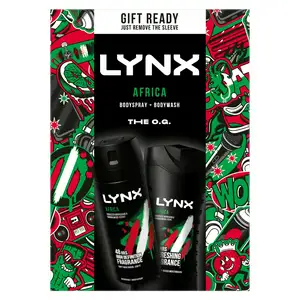 Lynx Africa Deodorant & Body Wash Gift Set the O.G. Duo