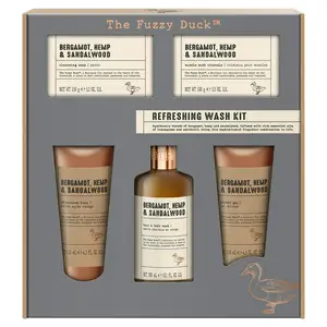 Baylis & Harding the Fuzzy Duck Bergamot Hemp Sandalwood Refreshing Wash Kit Gift Set