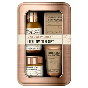 Baylis & Harding the Fuzzy Duck Bergamot Hemp Sandalwood Men's Luxury Grooming Tin Gift Set