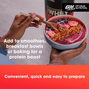 Optimum Nutrition 100% Gold Standard Whey Banana Cream 450g - gallery image 6