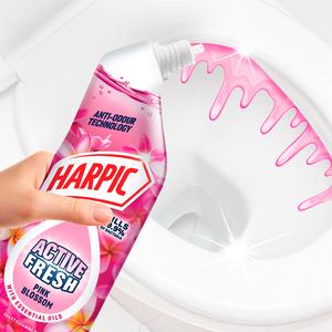 Harpic Active Fresh Pink Blossom 750ml - gallery image 2