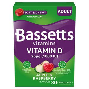 Bassetts Vitamins Adult Vitamin D Apple & Raspberry