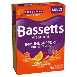 Bassetts Vitamins Immune Support Multivitamins Adult Orange & Pomegranate Flavour Pastilles x30 - gallery image 2