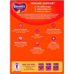 Bassetts Vitamins Immune Support Multivitamins Adult Orange & Pomegranate Flavour Pastilles x30 - gallery image 3
