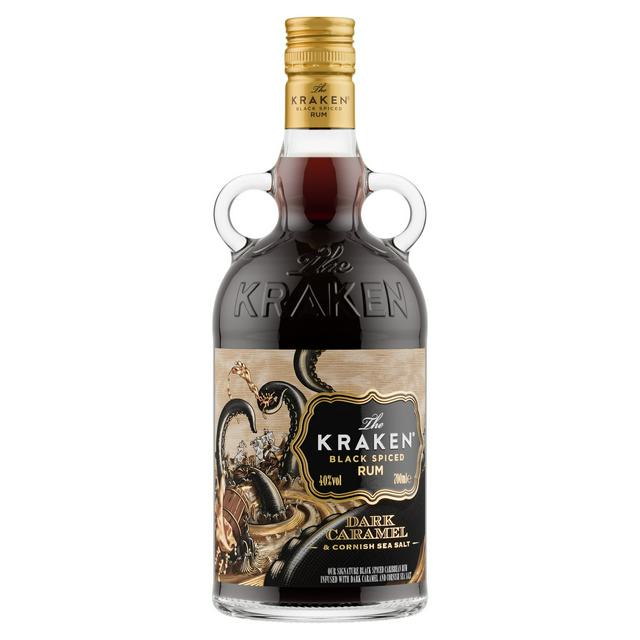 The Kraken Dark Caramel & Cornish Sea Salt, Limited Edition 70cl - gallery image 1