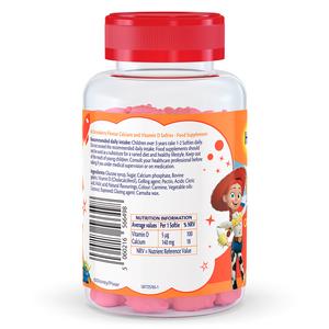 Haliborange Calcium & Vit D Bones & Teeth 60 Character Shaped Strawberry Flavour Softies for Kids 3+ - gallery image 5