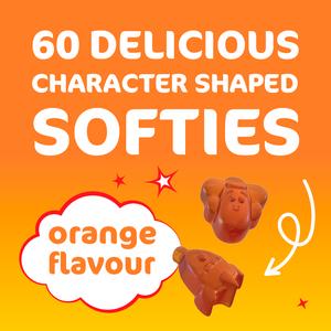 Haliborange Multivitamins with Omega 3 60 Character Shaped Orange Flavour Softies for Kids 3+ - gallery image 4