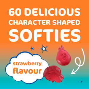 Haliborange Disney Frozen Multivitamins 60 Character Shaped Strawberry Flavour Softies for Kids 3+ - gallery image 4