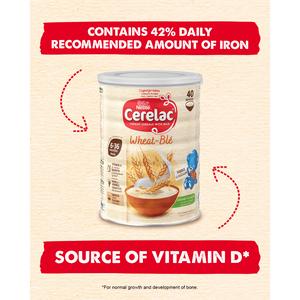 Cerelac Infant Baby Cereals with Milk Wheat 6 Months+ 1kg - gallery image 3
