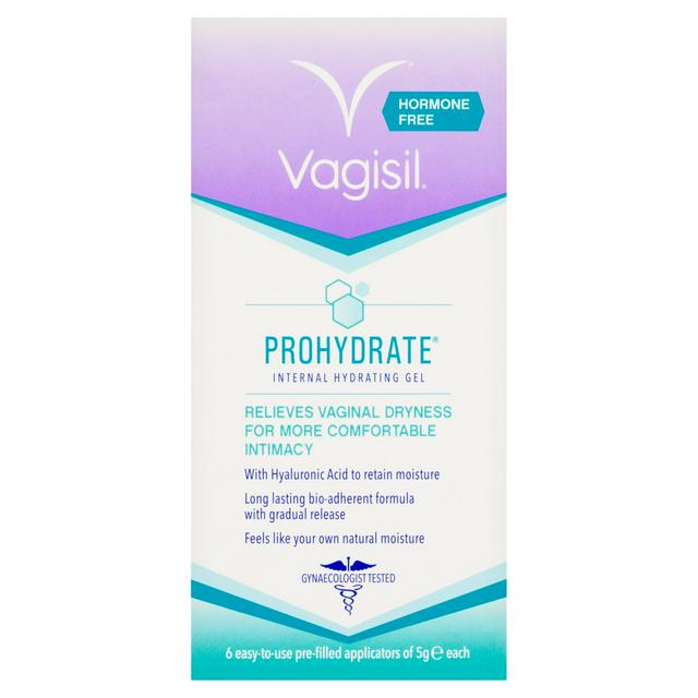 Vagisil ProHydrate Internal Hydrating Gel Applicators 6 x 5g