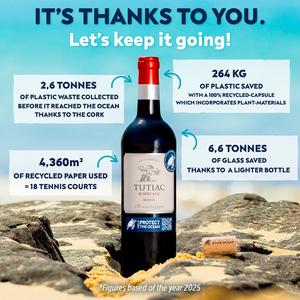 Tutiac Bordeaux Merlot Red Wine Help Protect the Ocean - gallery image 4