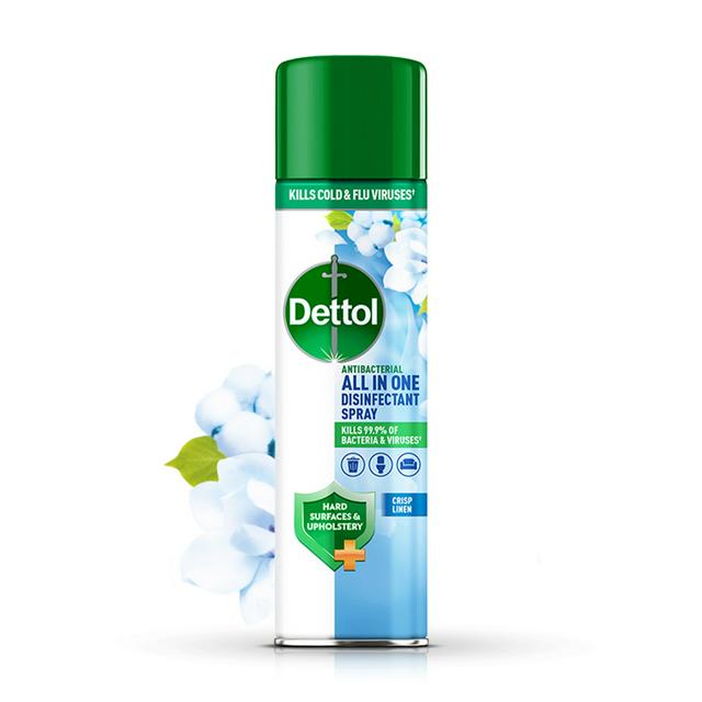 Dettol All In One Disinfectant Spray Crisp Linen 300ml - gallery image 1