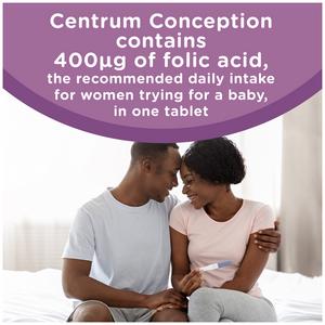 Centrum Conception Vitamins with Folic Acid Tablets x30 - gallery image 4