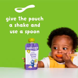 Kiddylicious Strawberry, Banana & Yoghurt Pouch Baby Food 100g - gallery image 5